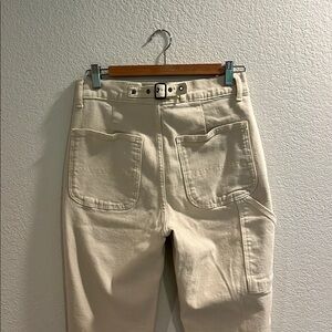 Old Navy Women’s Cream Color Carpenter Pants